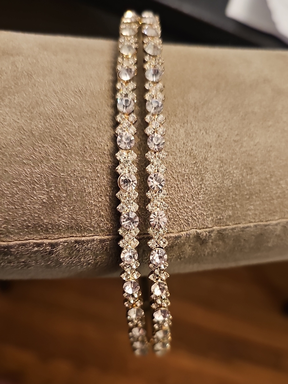 Bridal Head Band with Clear Stones
